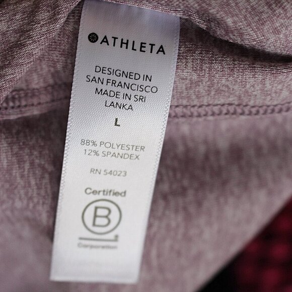 Athleta - sz Large - Uptempo Long Sleeve Tunic in Shasta Purple (Pink) #382880 - Picture 6 of 12